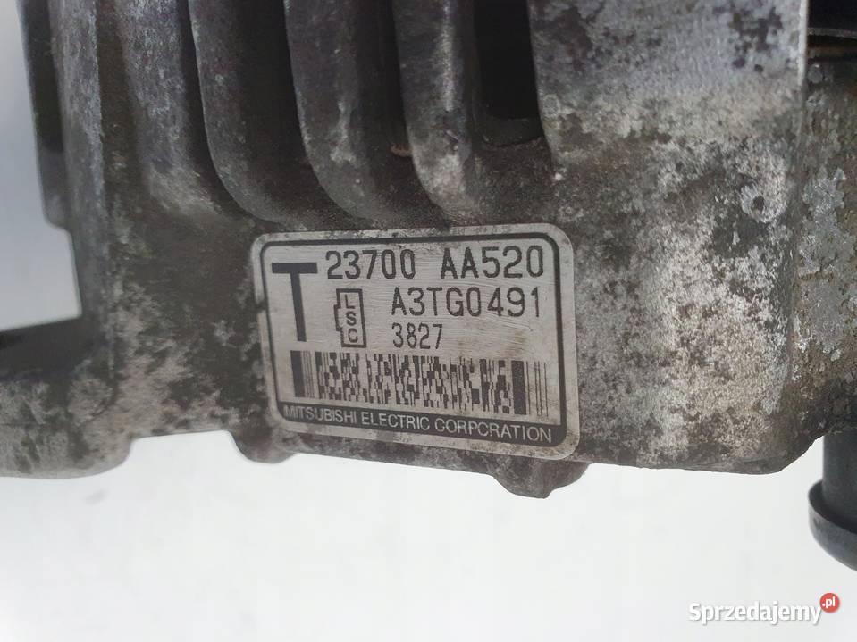 ALTERNATOR Subaru Legacy IV 20 B 23700AA520 Układ elektryczny silnika Części samochodowe lubelskie Chełm