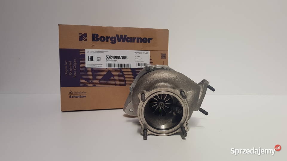 Turbosprężarka BorgWarner KKK 53249887004 mazowieckie Siedlce