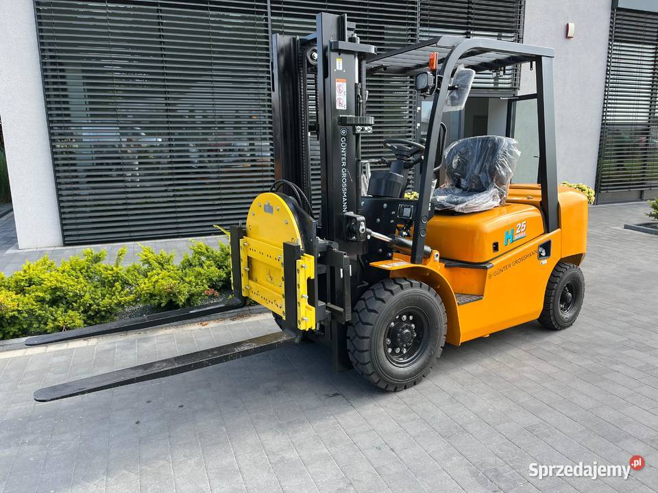 Wózek widłowy z obrotnicą 25T 3m Gunter diesel Warszawa sprzedam