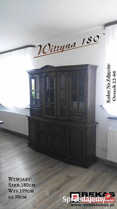 Wytworny Kredens art 180 Dąb Włoski Orzech śląskie Mysłowice sprzedam