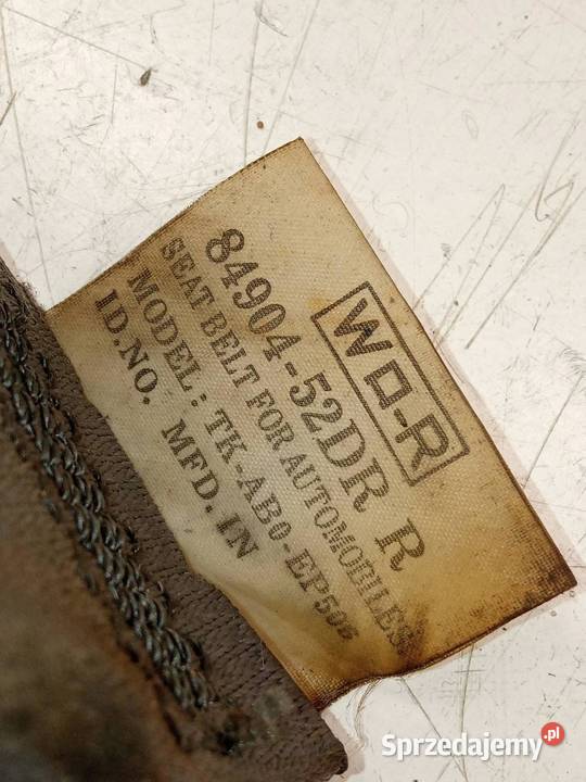 PAS BEZPIECZEŃSTWA PRAWY LEWY TYŁ KPL XL7