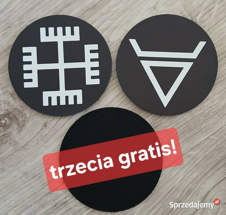 Słowiańskie narzepkinaszywki okrągłe czarnobiałe Lubartów sprzedam