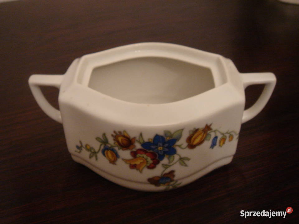 Ćmielów przedwojenna cukiernica porcelanowa Łódź sprzedam