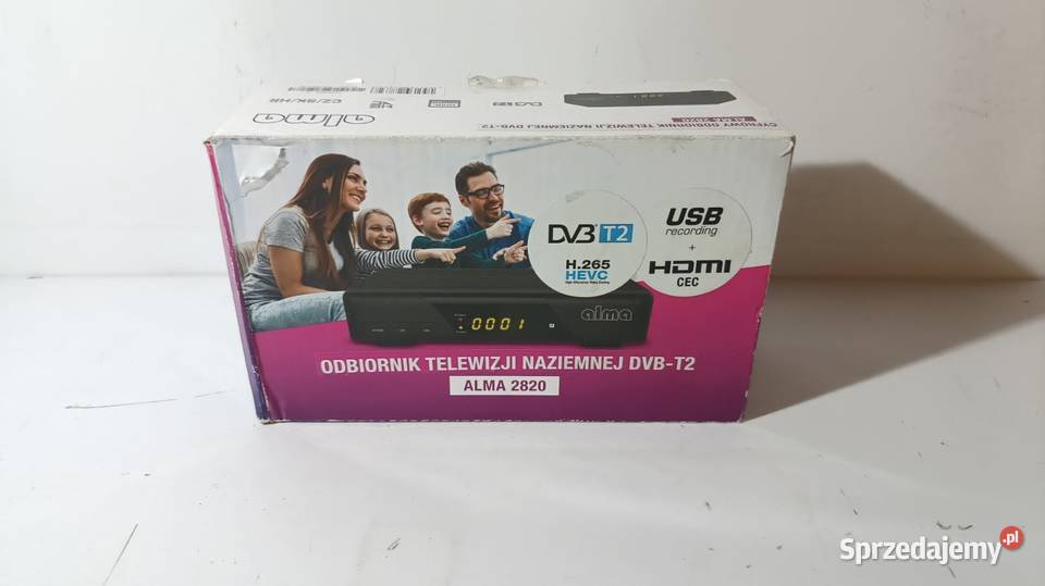 Dekoder Tuner DVBT2 Alma 2820 śląskie Katowice