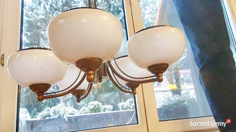 Żyrandol vintage loft Abażury i klosze Hornówek