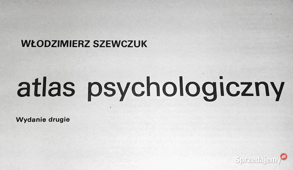 Atlas psychologiczny Włodzimierz Szewczuk Chełm