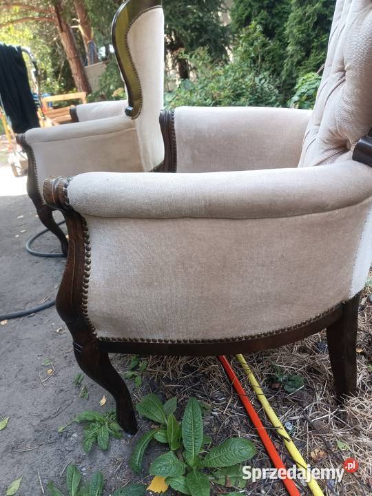 Dwa fotele w stylu ludwikowskim Ksawerów