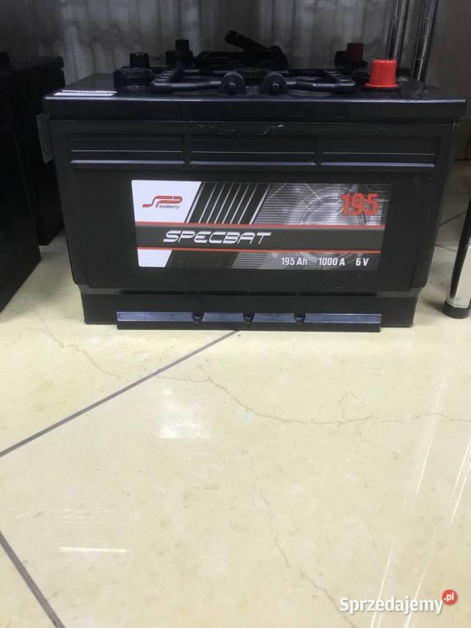 Akumulator Specbat 6V 195Ah 1000A Darmowa akumulatory Części samochodowe Ełk