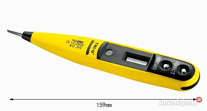 PRÓBNIK DETEKTOR NAPIĘCIA TESTER WOLTOMIERZ LCD Pozostałe Rzeszów