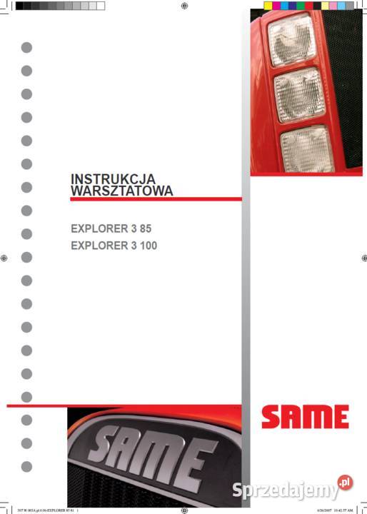 Instrukcja napraw obsługi katalog części do SAME Gdańsk