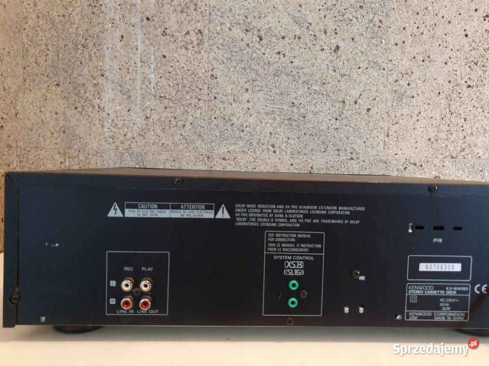 Kenwood magnetofon dwukasetowy KX w4080 Międzychód
