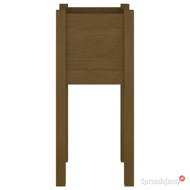 Donice ogrodowe 2 miodowy brąz 31x31x70 sosnowe Warszawa sprzedam