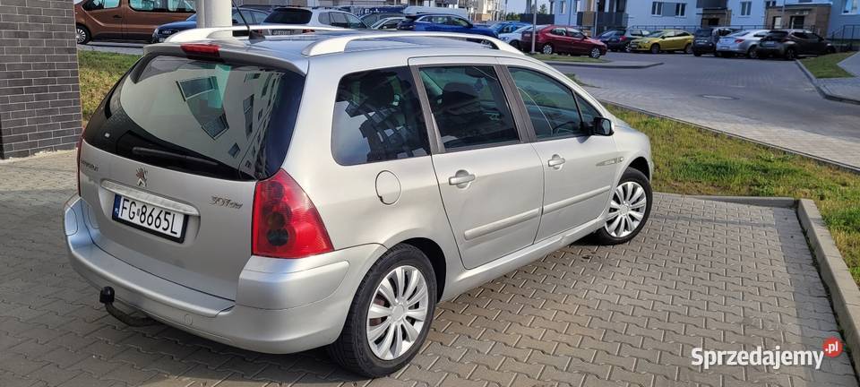 Peugeot 307 SW 16 benzyna hak 7 os panorama 307 SW Gorzów Wielkopolski sprzedam