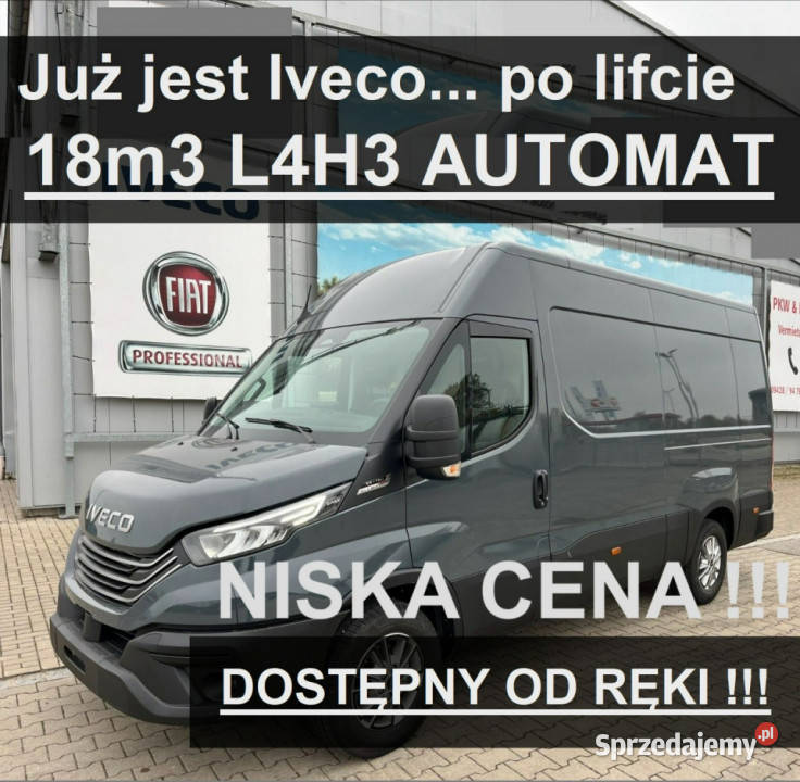 Iveco Daily 35S18A8H V L4H3 18m3 176 Dostępny tempomat Szczecinek