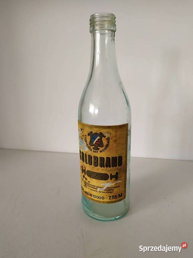 Goldbrand stara pusta butelka z lat 80 Toruń