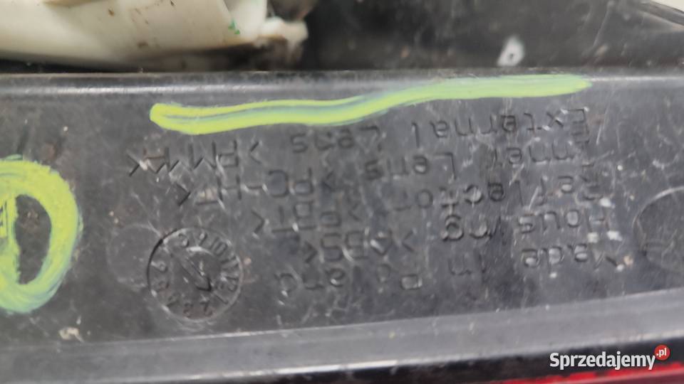 LAMPA PRAWA LEWA TYŁ OPEL ASTRA J 0912 HB Włoszczowa