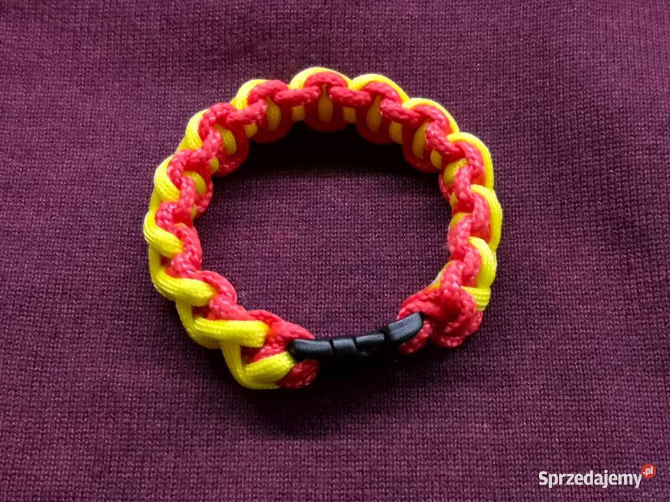 Bransoletka z paracordu splot Divided Solomon Kielce