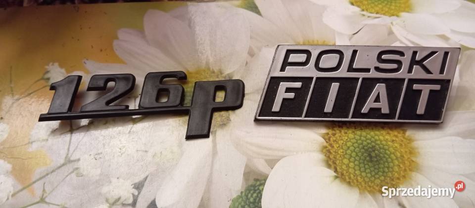Emblematy Fiat 126p benzyna Wągrowiec
