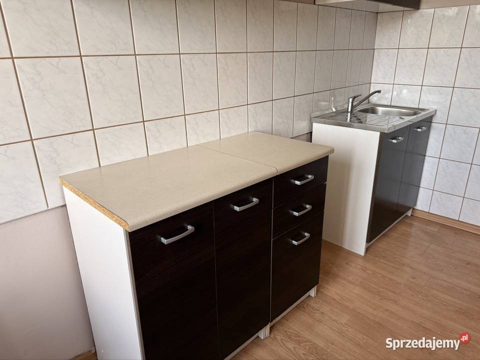 Zestaw Mebli Kuchennych BrązowoBiały z Czerwionka-Leszczyny sprzedam