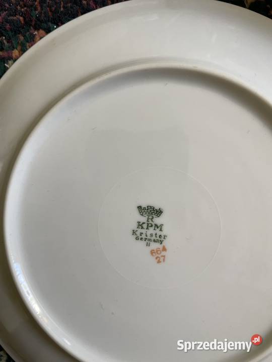 Krister KPM Zestaw obiadowo kawowy pomorskie Gdańsk