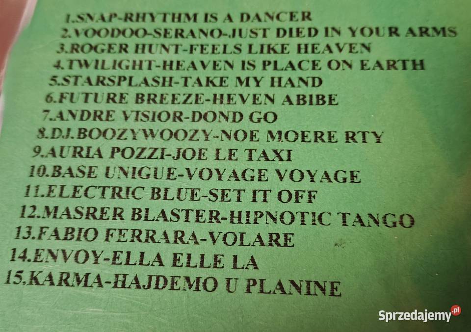 Składanka Disco Dance Remix 4cd Mark ohSnapAce Gliwice