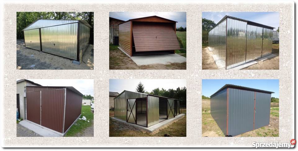 Garaże blaszane 3x5 4x5 6x5 Garaż blaszany CAŁA Kielce