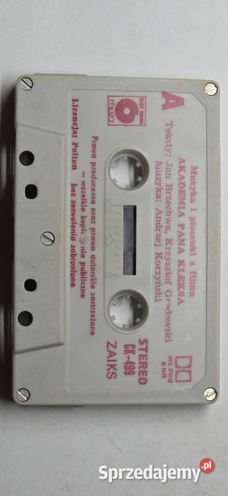 Akademia Pana Kleksa Kaseta Magnetofonowa Jawor