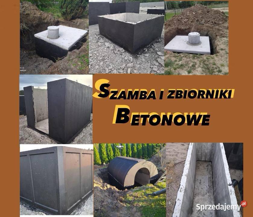 Szambo Betonowe Zbiornik Betonowy 10m3 Zgierz