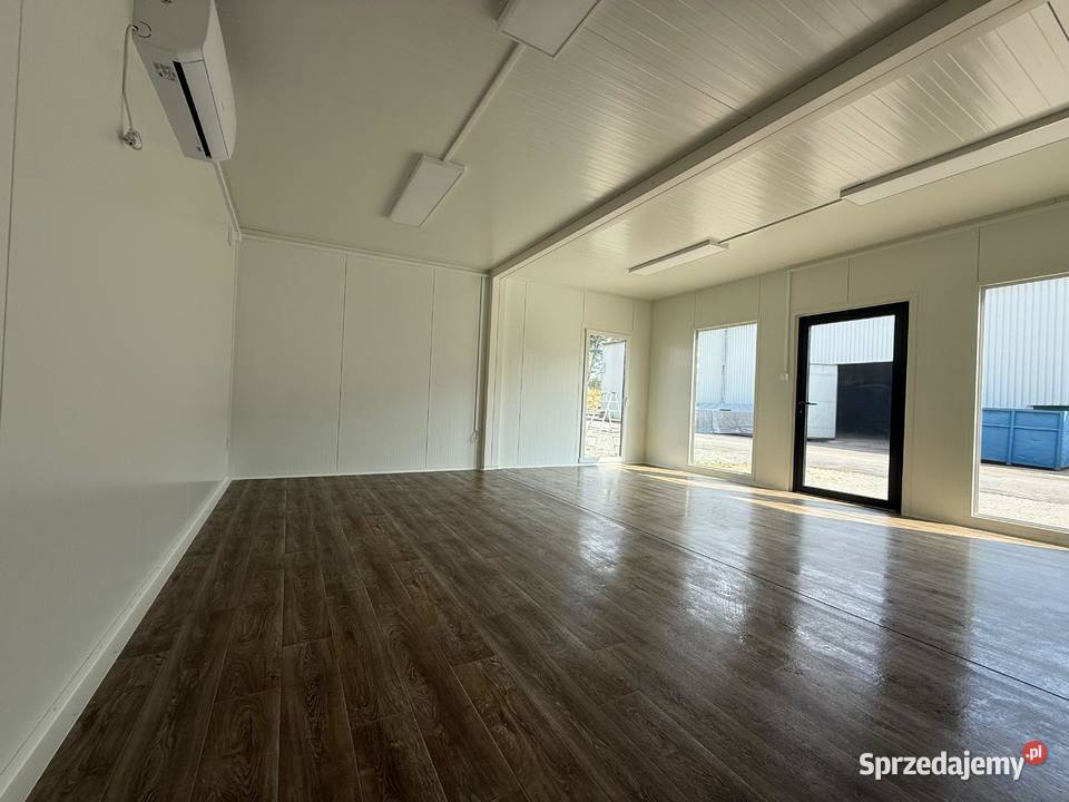 Pawilon kontener 600x600 biuro sprzedaży 36m2 Łódź