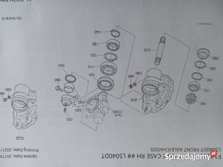 Uszczelniacz TC23013040 Uszczelniacz osi Części zamienne Łańcut