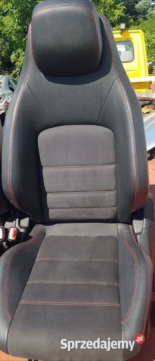 FOTEL Fotele Skóra MERCEDES CKLASA W204 Lift Radom