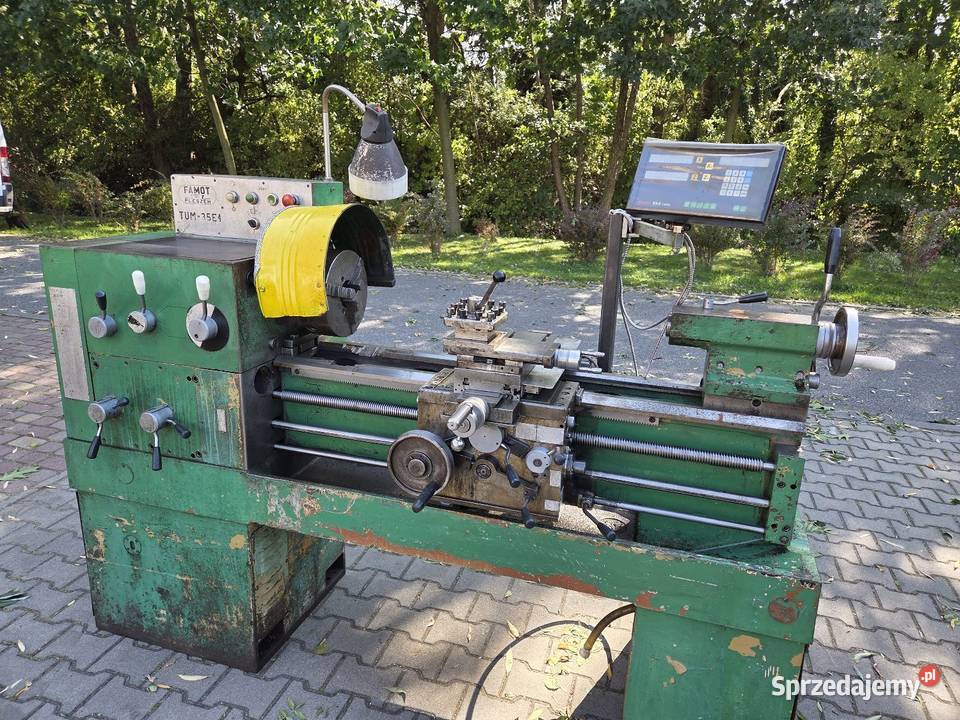 TokarkaTum 35 E1 odczyt liniał bison Famot
