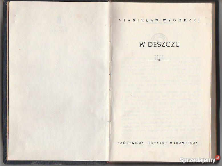 7191 W DESZCZU STANISŁAW WYGODZKI Czyrna