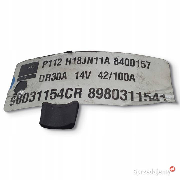 ALTERNATOR Opel Zafira B Astra J Corsa D 17 CDTI lubelskie Chełm