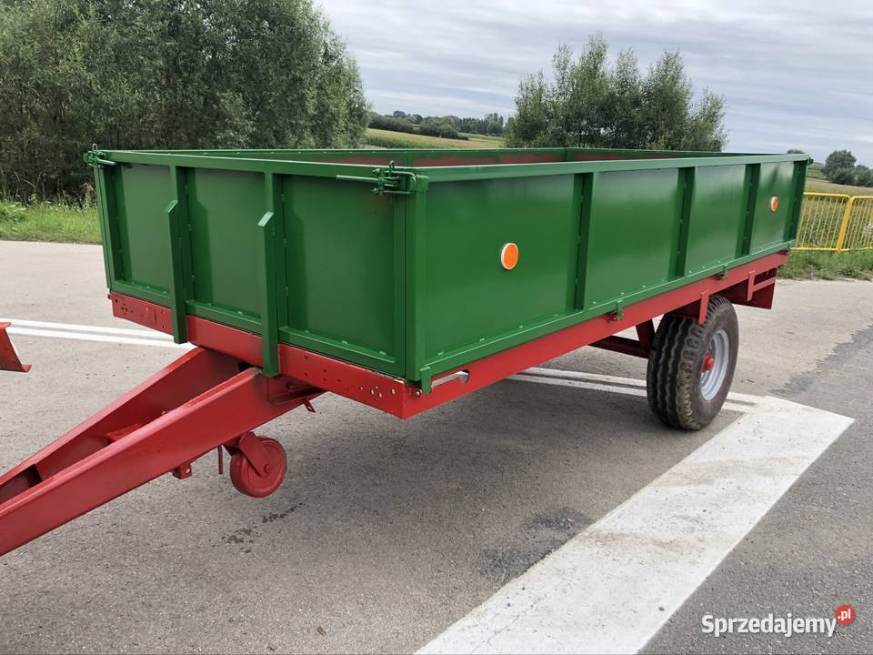 Przyczepa jednoosiowa sztywna nieuszkodzony Skowierzyn