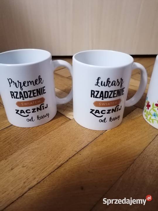 Kubki z imionami i inne wielokolorowy pomorskie Gdańsk