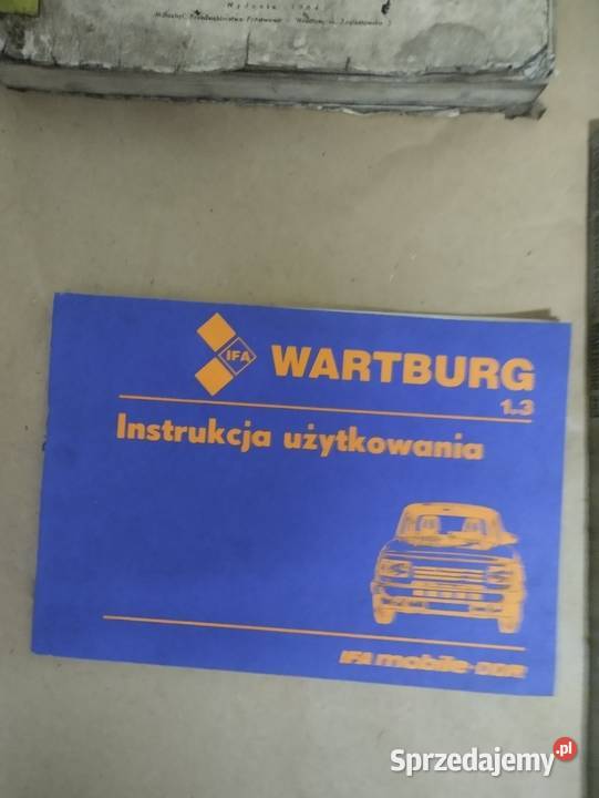 Instrukcja naprawy Wartburga Pozostałe Ostrowiec Świętokrzyski