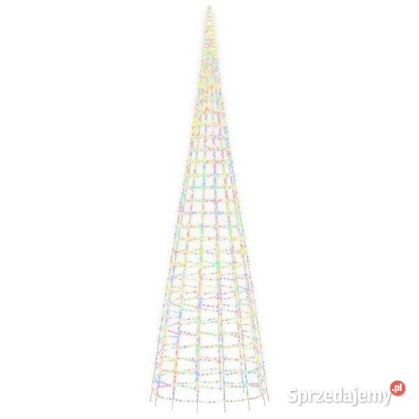 vidaXL Choinka LED na maszcie 3000 diod LED