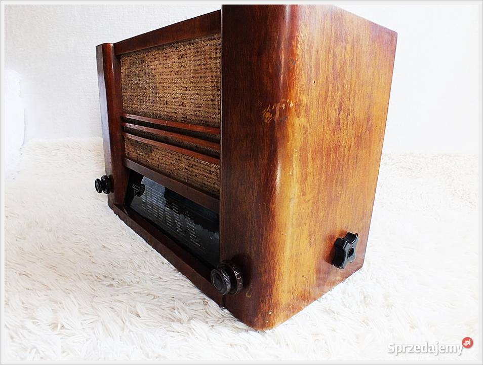 Stare radio lampowe OLYMPIA Sachenwerk 502W z Żary