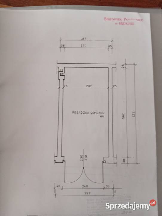 Garaż murowany Będzin