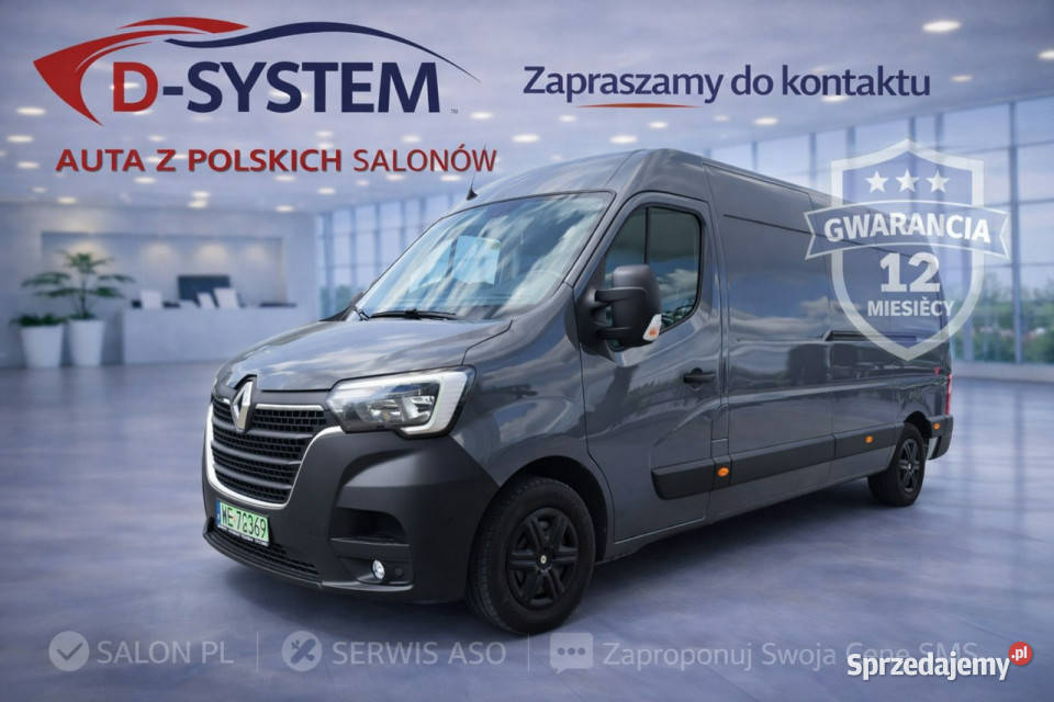 Renault Master 2023r LONG Furgon fvat SUPER STAN nieuszkodzony Białystok