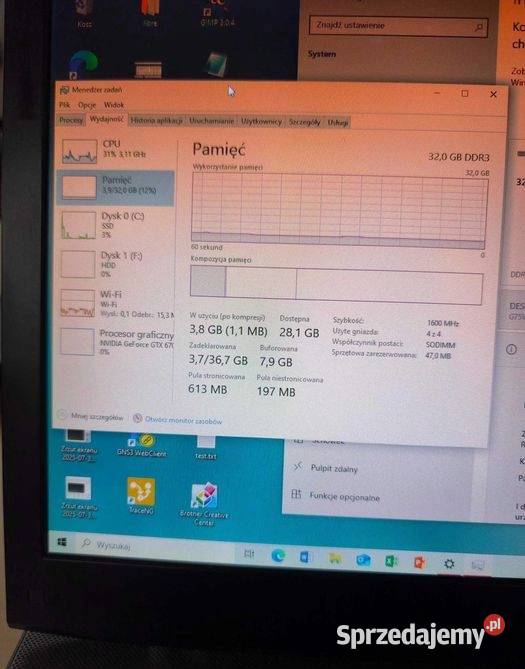 ASUS G75VW i73610QM 32GB RAM GTX 670M 3GB SSD Libiąż