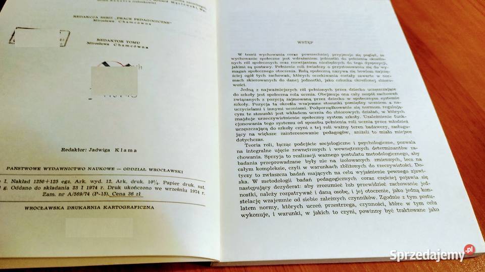 Czynniki determinujące pełnienie społecznej roli Gdańsk sprzedam