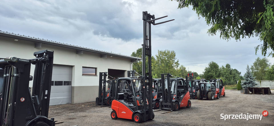 Wózek Widłowy Linde H20T Triplex 462m 2014 Stan gaz Małkinia Górna