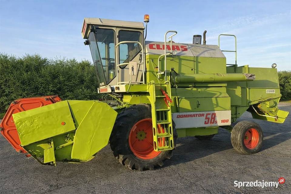 Kombajn zbożowy CLAAS DOMINATOR 58 S100 nieuszkodzony Maszyny rolnicze Łódź