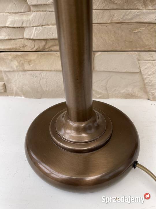 Piękna lampa metal szkło