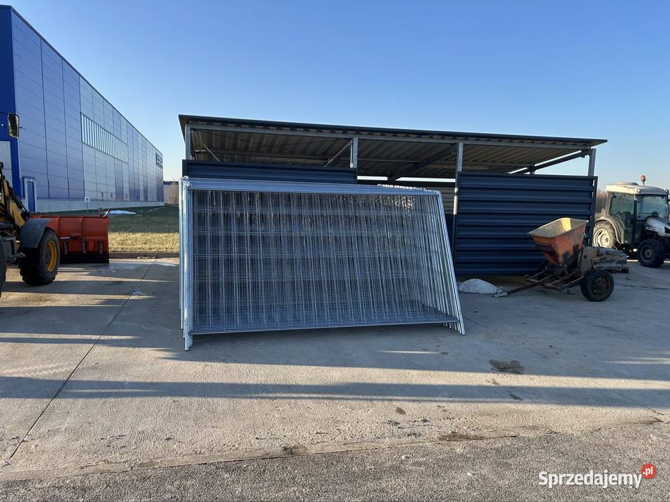 Ogrodzenie budowlane tymczasowe 200mb komplet dolnośląskie Zgorzelec