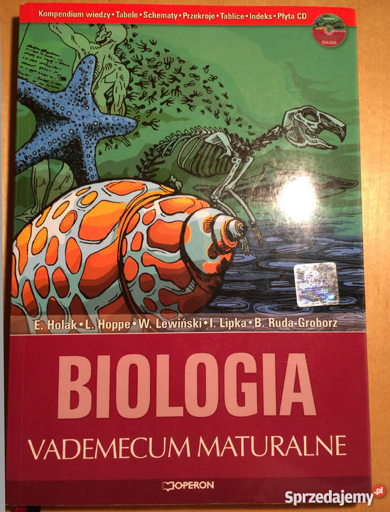 Biologia Vademecum Maturalne Operon Rok wydania 2007 pomorskie Gdańsk