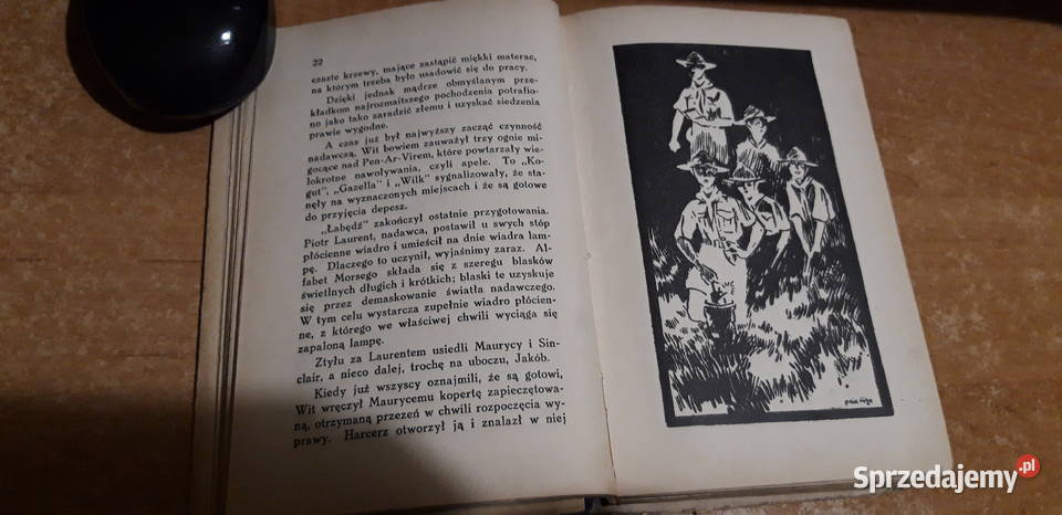 KRYTYCZNA NOC W KERVIZELU DELSUC1932 skauting Antykwariat