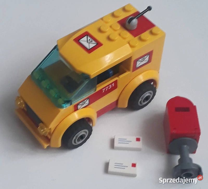 Klocki LEGO city poczta auto listonosza 7731